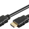 GOOBAY καλώδιο HDMI 2.0 61163, Ethernet, 4K/60Hz, 10.2 Gbps, 10m, μαύρο