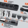 Σετ κουρέματος-ξυρίσματος - 5in1 - 90642 - DSP - 613774