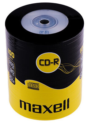 MAXELL CD-R 624037, 700ΜΒ, 80min, 52x speed, spindle pack 100τμχ