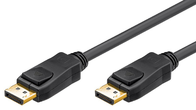 GOOBAY καλώδιο DisplayPort 1.2 VESA 65925, 4K/60Hz 21.6Gbit/s, 5m, μαύρο