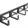 DELOCK cable management 66659 για rack 19"/1U, 5x γάντζοι, μαύρο