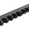 DELOCK cable management 66849 για rack 19"/1U, 10x γάντζοι, μαύρο