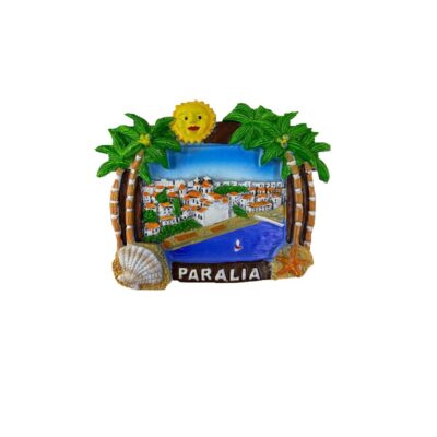 Tουριστικό μαγνητάκι Souvenir – Σετ 12pcs - Resin Magnet - Paralia - 678112