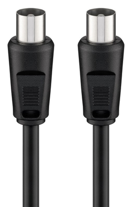 GOOBAY καλώδιο κεραίας αρσενικό 68148, <70dB, CCS, 2.5m, μαύρο