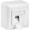 GOOBAY επιτοίχια πρίζα CAT 6 68244, 2x RJ45, 80x80mm, λευκή