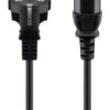 GOOBAY καλώδιο τροφοδοσίας 68605, 0.75mm², 1.5m, μαύρο