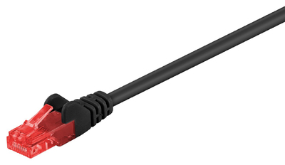 GΟOBAY καλώδιο δικτύου 68676, CAT 6 U/UTP, CCA, PVC, 0,5m, μαύρο