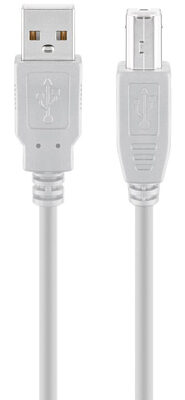 GOOBAY καλώδιο USB σε USB Type B 68714, 5m, 480Mbps, γκρι