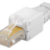 GOOBAY βύσμα RJ45 CAT 5e UTP 68859, tool-free, λευκό