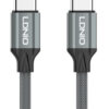 LDNIO καλώδιο USB-C σε USB-C LC442C, 65W PD, 2m, γκρι