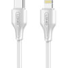 LDNIO καλώδιο Lightning σε USB-C LC121I, 30W PD, 1m, λευκό