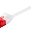 GOOBAY καλώδιο δικτύου 71549, CAT 6 U/UTP, slim, copper, 250MHz, 0.15m, λευκό