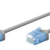 GOOBAY καλώδιο δικτύου 74226, CAT 6A U/UTP, slim, copper, 500MHz, 7.5m, γκρι