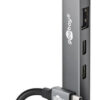 GOOBAY USB hub 74460, 5x θυρών, USB 3.2, 5Gbps, 100W, USB-C σύνδεση, γκρι