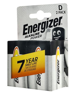 ENERGIZER αλκαλικές μπαταρίες Alkaline Power, D/LR20, 1.5V, 2τμχ