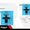 Σετ συνδετήρες αυτοκινήτου - 10pcs - R-F16101-19 - 180861