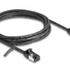 DELOCK καλώδιο δικτύου 80184, CAT 8.1 U/FTP, 40Gbps, 2m, μαύρο