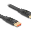 DELOCK καλώδιο DisplayPort 81006, flat, 8K/60Hz 32.4 Gbps HDR, 2m, μαύρο