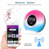 Ασύρματο ηχείο Bluetooth LED & ψηφιακό ρολόι - P11 - 810804