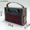 Επαναφορτιζόμενο ραδιόφωνο Retro - M1237BTS - 812377