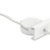 DELOCK module καλώδιο τροφοδοσίας Easy 45 81376, ανασυρόμενο 50cm, λευκό