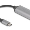 DELOCK αντάπτορας δικτύου 81570, USB-C, 5Gbps Ethernet, ασημί