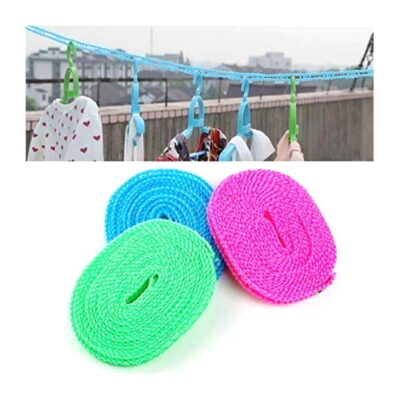 Σχοινί Απλώματος Ρούχων σε Κρεμάστρες 5m - Clothes line hanger stop rope