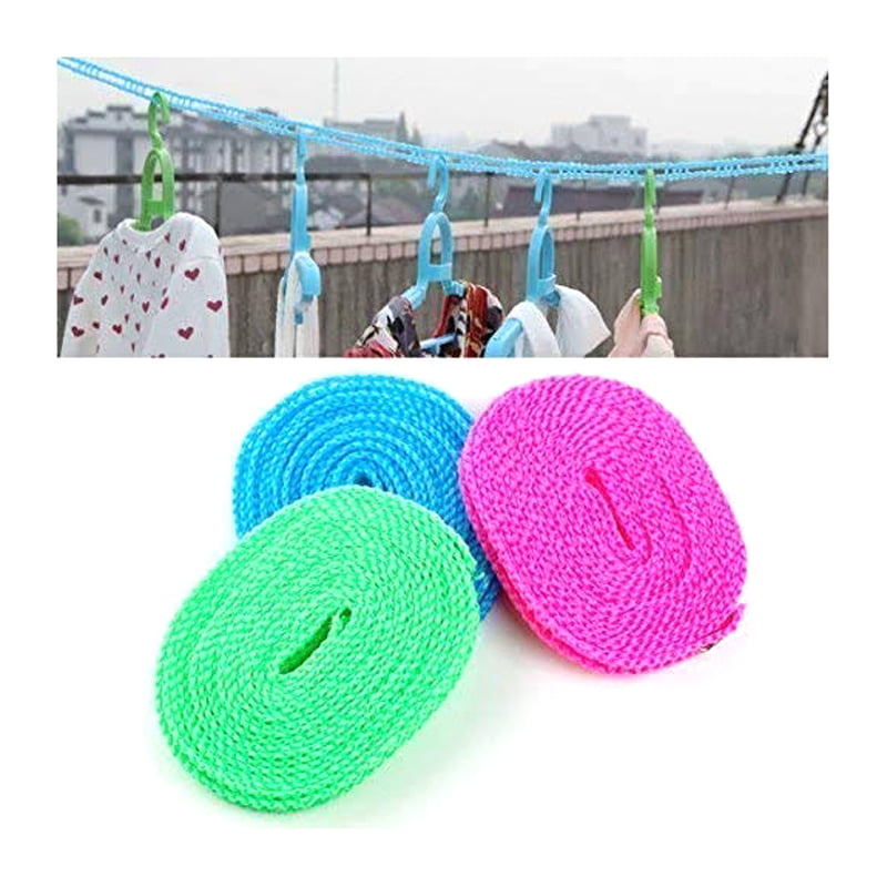 Σχοινί Απλώματος Ρούχων σε Κρεμάστρες 5m - Clothes line hanger stop rope
