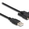 DELOCK καλώδιο USB σε USB Type B 87215, 3m, μαύρο