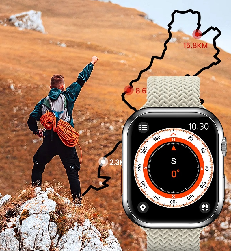 Σετ Smartwatch με 2 λουράκια - Z81 Pro Max - 880372 - Colorful