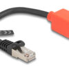 DELOCK αντάπτορας αποτροπής φθοράς RJ45 88197, CAT 6A S/FTP, 20cm