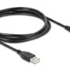DELOCK καλώδιο USB σε RJ50 90598 για barcode scanner, 1.5m, μαύρο