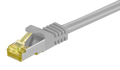 GOOBAY καλώδιο δικτύου 91621, CAT 7 S/FTP, copper, 500MHz, 5m, γκρι