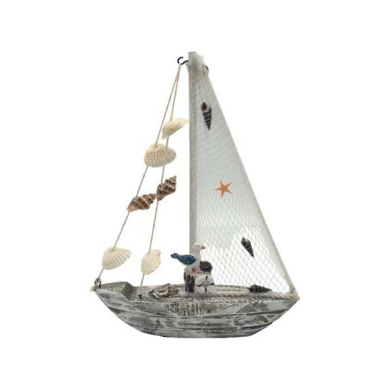 Σετ διακοσμητικά Souvenir - Καραβάκι - 2 τεμάχια - L2023-28 - 920952