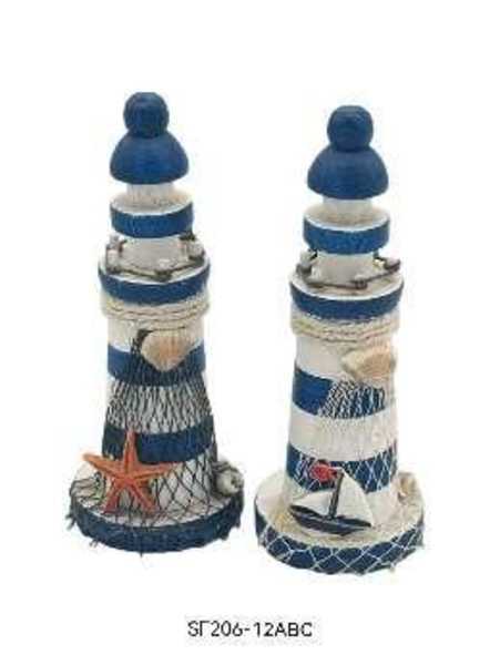 Σετ διακοσμητικά Souvenir - Φάρος - 4 τεμάχια - SF206 - 921072