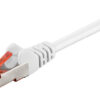 GOOBAY καλώδιο δικτύου 92462, CAT 6 S/FTP, copper, 250MHz, 0.15m, λευκό