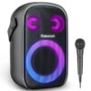 TRONSMART φορητό ηχείο Halo 110 με μικρόφωνο, 60W, 12000mAh, LED, μαύρο
