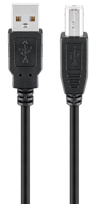 GOOBAY καλώδιο USB 2.0 σε USB Type B 93596, 1.8m, μαύρο