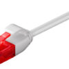 GOOBAY καλώδιο δικτύου 93751, CAT 6 U/UTP, slim, copper, 2m, γκρι