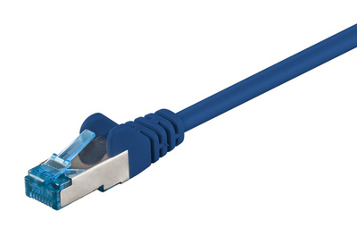 GOOBAY καλώδιο δικτύου 95599, CAT 6A S/FTP (PiMF), Copper, 1.5m, μπλε