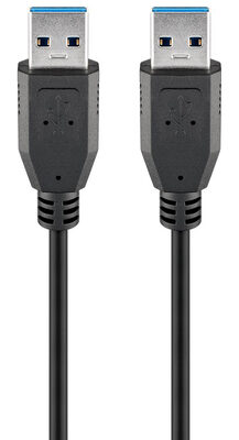 GOOBAY καλώδιο USB 3.0 95716, 5 Gbps, 0.5m, μαύρο