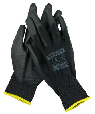 MOJE AUTO γάντια εργασίας 96-026, one size, μαύρο