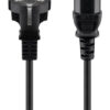 GOOBAY καλώδιο τροφοδοσίας 96036, 1mm², 3m, μαύρο