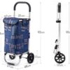 Υφασμάτινο καρότσι λαϊκής - ZZ602 - 981294 - Blue