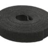 Ταινία τύπου velcro AG736C, 10mm, 3m, μαύρη