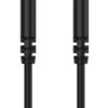 CELEBRAT καλώδιο ήχου 3.5mm AU-01, AUX, 1m, μαύρο