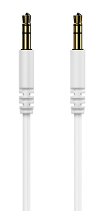 CELEBRAT καλώδιο ήχου 3.5mm AU-01, AUX, 1m, λευκό