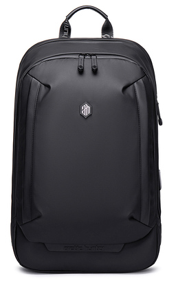 ARCTIC HUNTER τσάντα πλάτης B00443 με θήκη laptop 15.6, USB, 19L, μαύρη