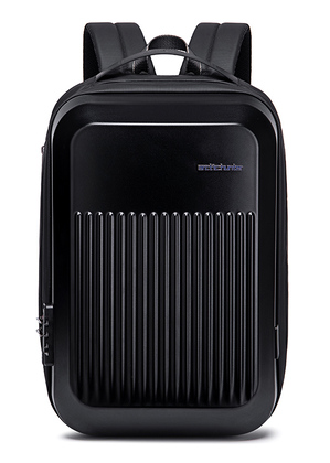 ARCTIC HUNTER τσάντα πλάτης B00487 με θήκη laptop 15.6", λουκέτο TSA, 22L, μαύρη