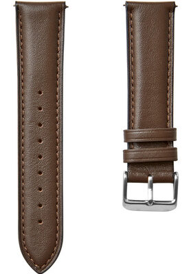 Λουράκι ρολογιού BAND-008-BR, 22mm, δερμάτινο, καφέ
